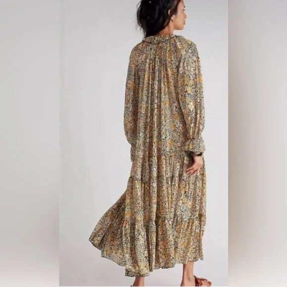 Free People Multicolor Floral Long Sleeve Dress - Picture 3 of 8
